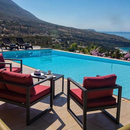 Lourdas Beach View Villa Vlachata Extérieur photo