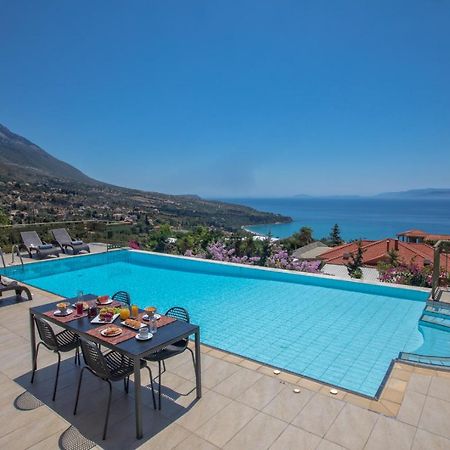 Lourdas Beach View Villa Vlachata Extérieur photo