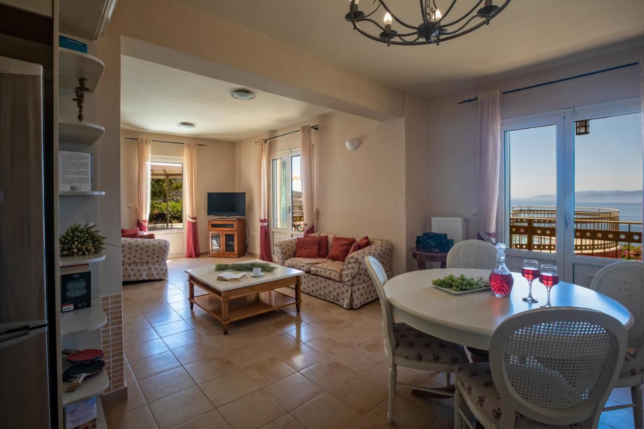 Lourdas Beach View Villa Vlachata Extérieur photo