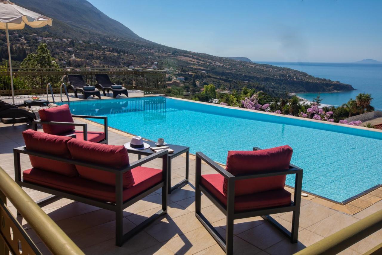 Lourdas Beach View Villa Vlachata Extérieur photo