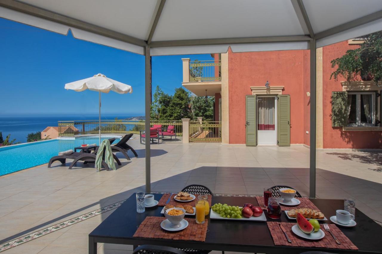 Lourdas Beach View Villa Vlachata Extérieur photo