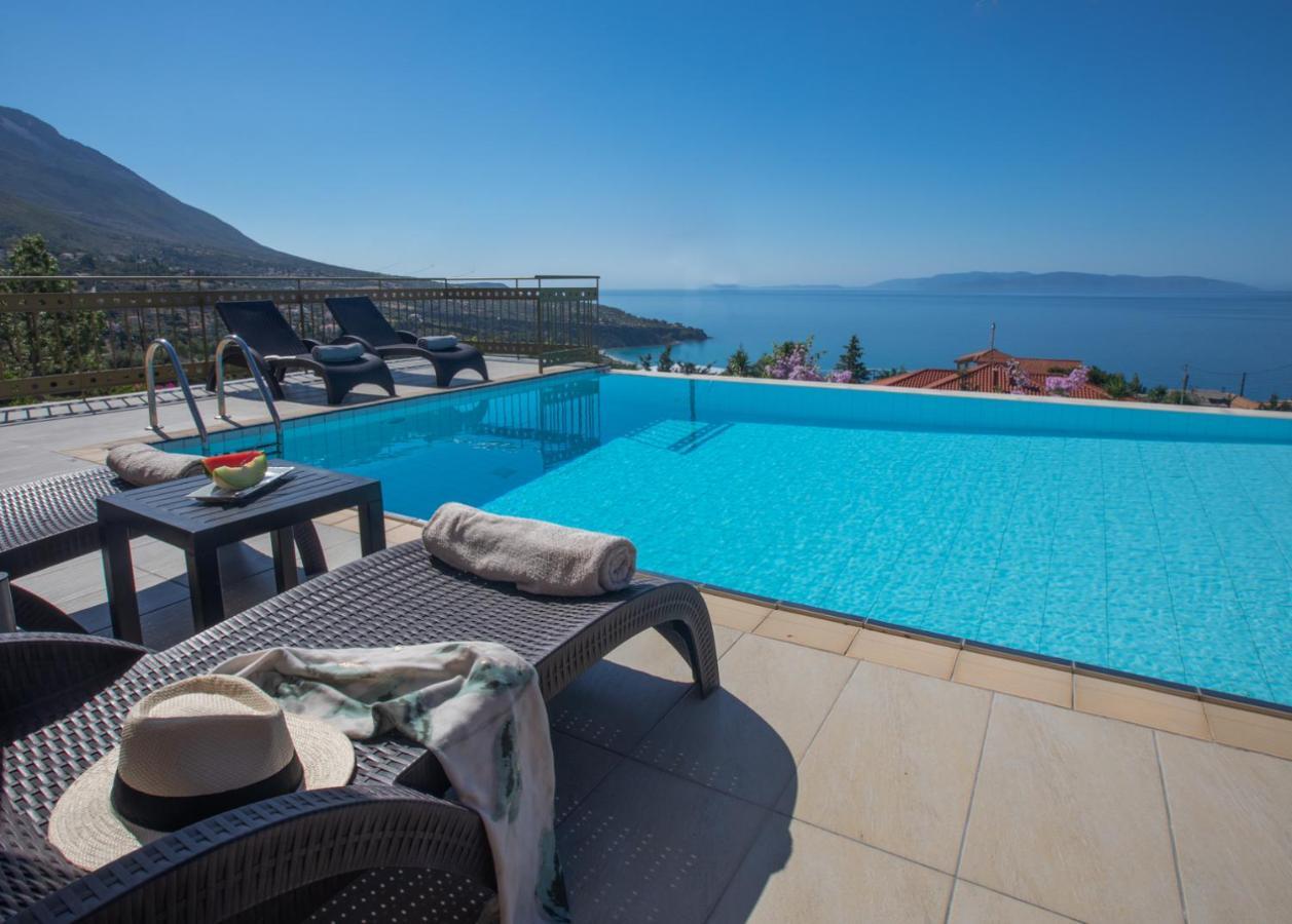 Lourdas Beach View Villa Vlachata Extérieur photo