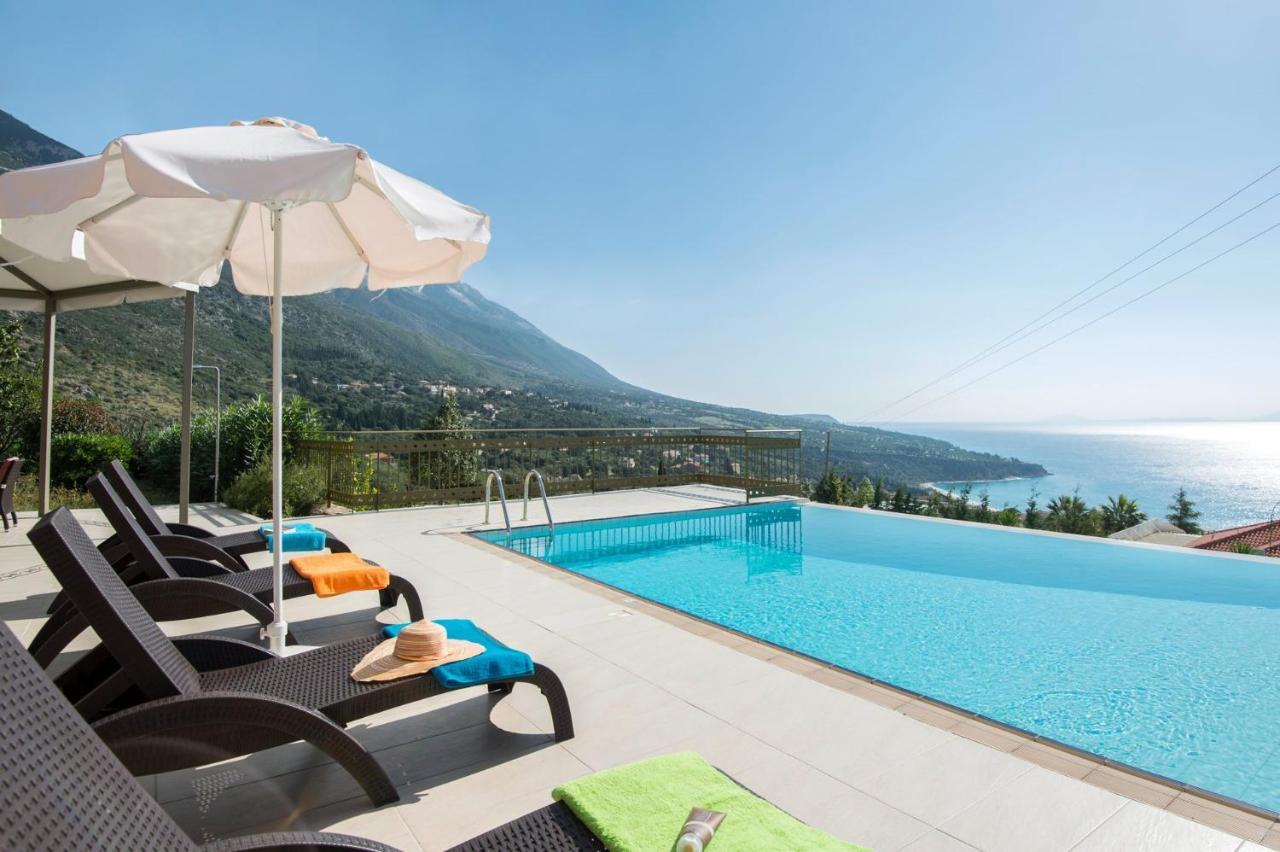 Lourdas Beach View Villa Vlachata Extérieur photo